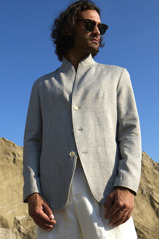 Caan - Edeljersey fürs Stehkragensakko