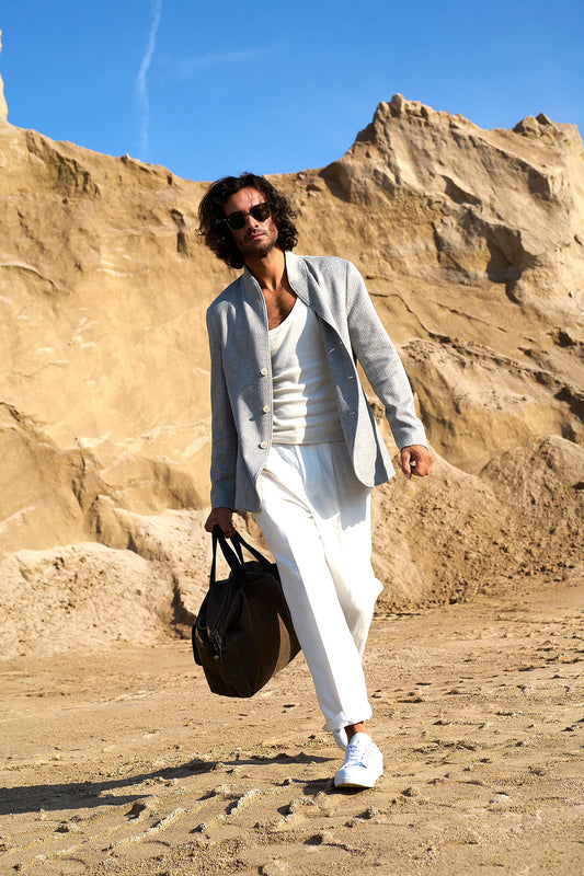 Caan - Edeljersey fürs Stehkragensakko