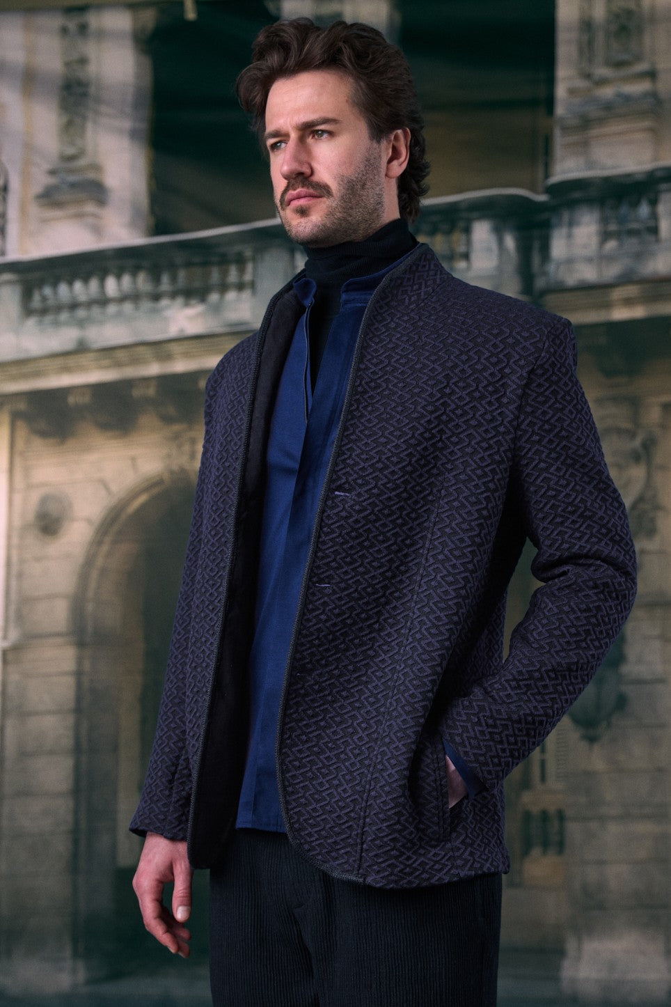Castellano - Stricksakko in Merino-Strick
