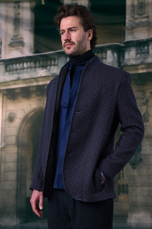 NEU: Castellano - Stricksakko in Merino-Strick