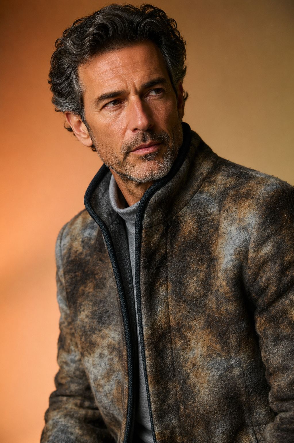 Biferno - Outdoorjacke mit Mal-Tinto-Effekt