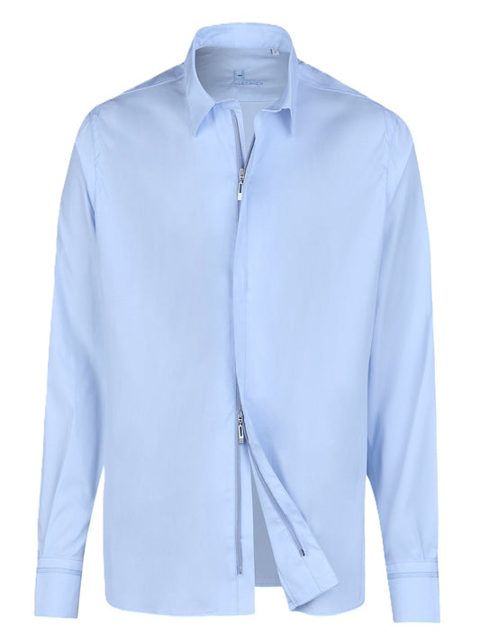 Imola - Hemd mit Reißverschluss – jetzt in zeitlosem Hellblau