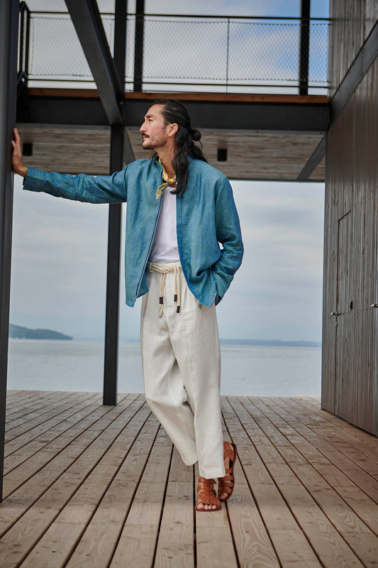 Porto - Overshirt aus irischem Leinen