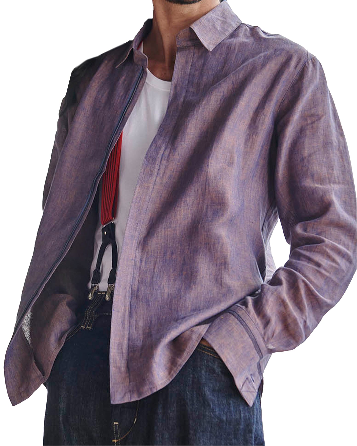 Sartene - Overshirt in Fuchsia