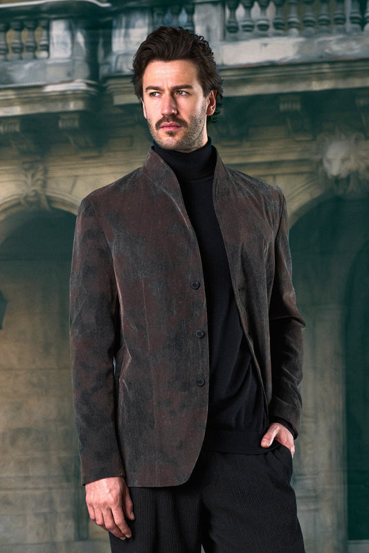 Tuturro - Sakko handgefärbt und samtig