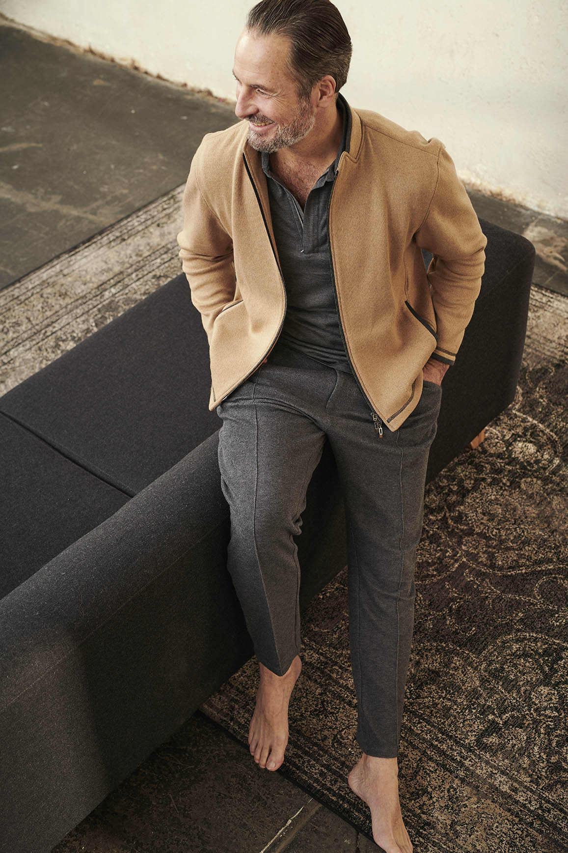 Cooper - Strickjacke mit Zipp