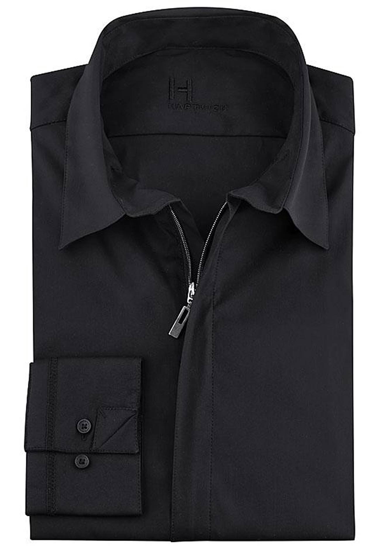 Imola - Hemd mit Reißverschluss – der HARTWICH Klassiker in schwarz