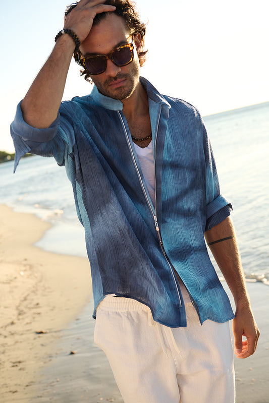 NEU: Orsini – italienische Webkunst für das Hemd mit Reißverschluss