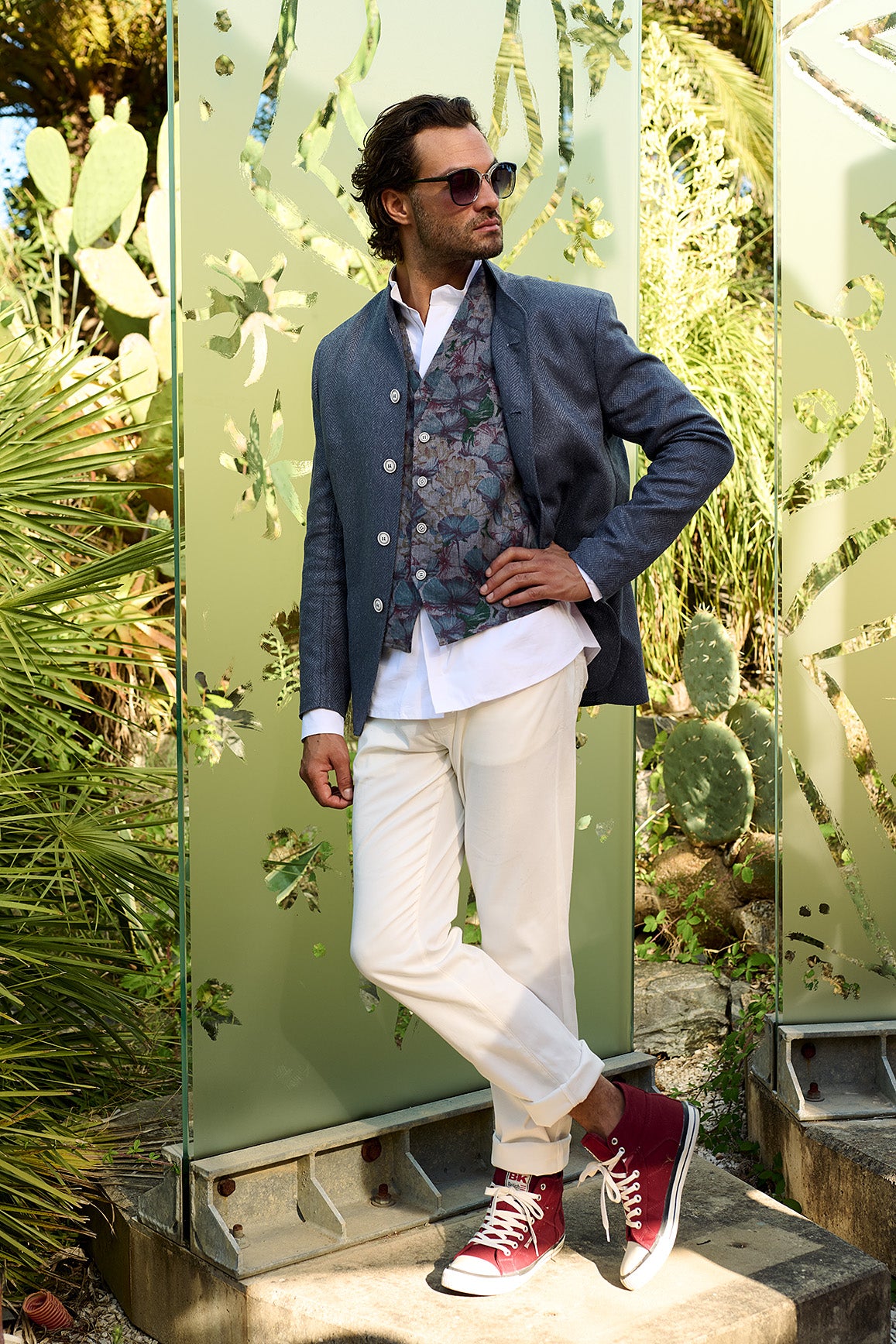 NEU: Cantelmo - Stehkragensakko aus reiner Seide – für Männer mit Blick fürs Besondere