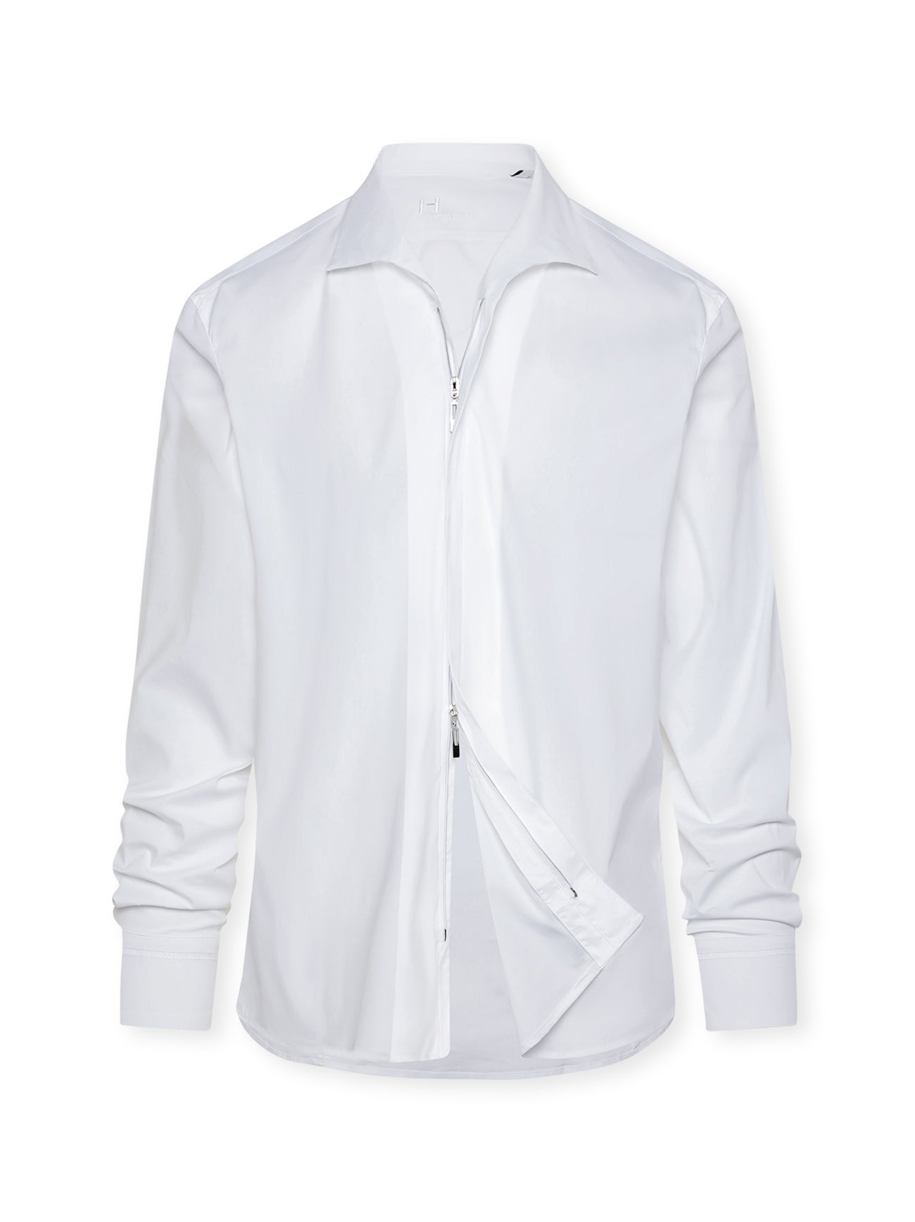 NEU: Sangro weiß - Reißverschlusshemd mit Resort-Kragen