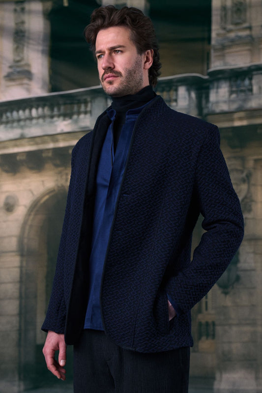 NEU: Castellano - Stricksakko in Merino-Strick