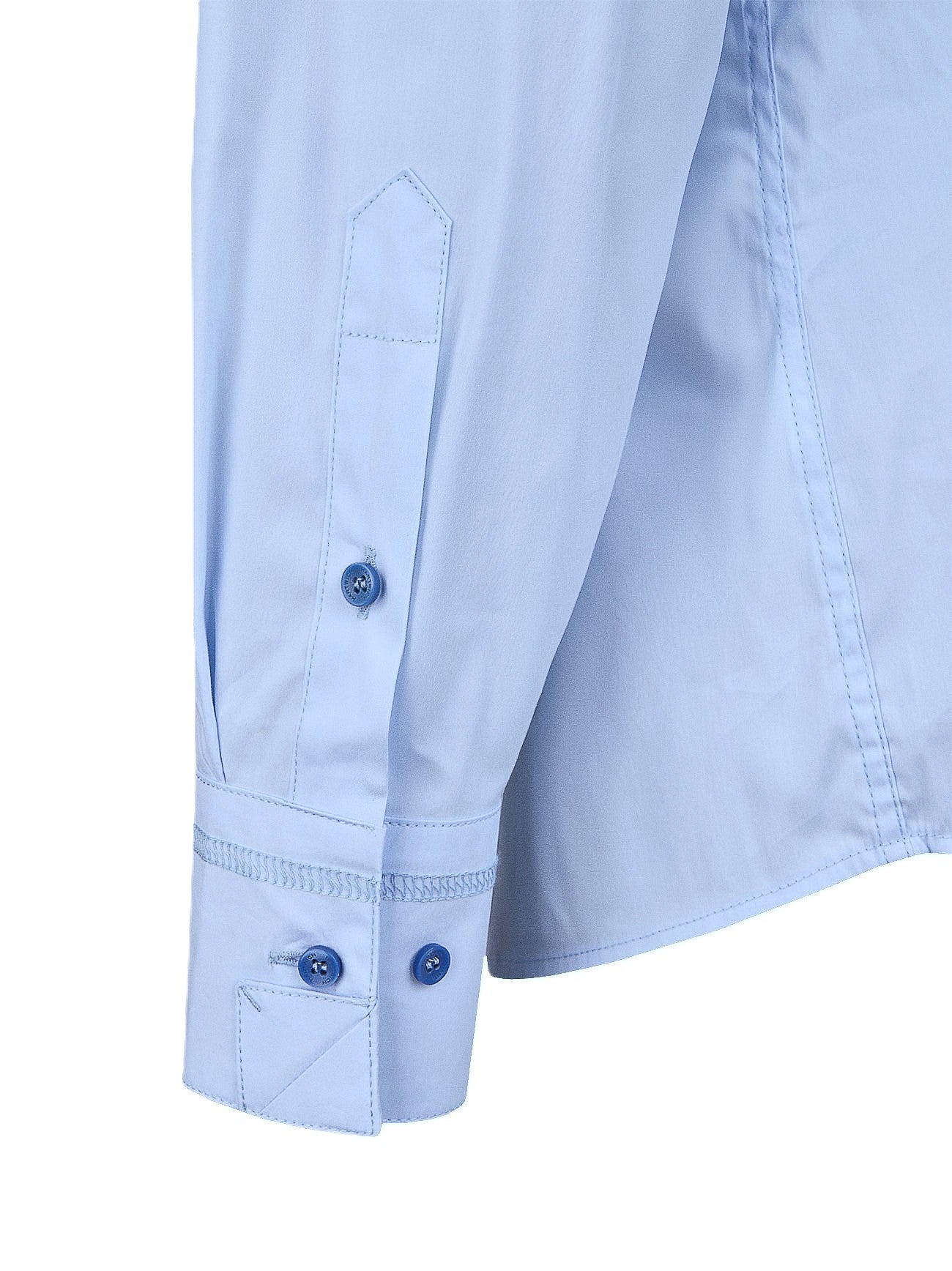 Imola - Hemd mit Reißverschluss – jetzt in zeitlosem Hellblau