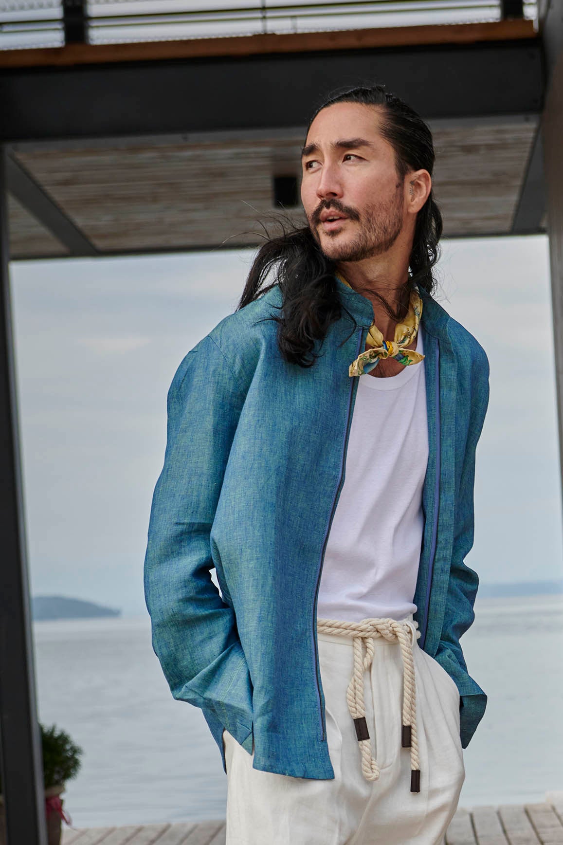 Porto -  Overshirt aus irischem Leinen
