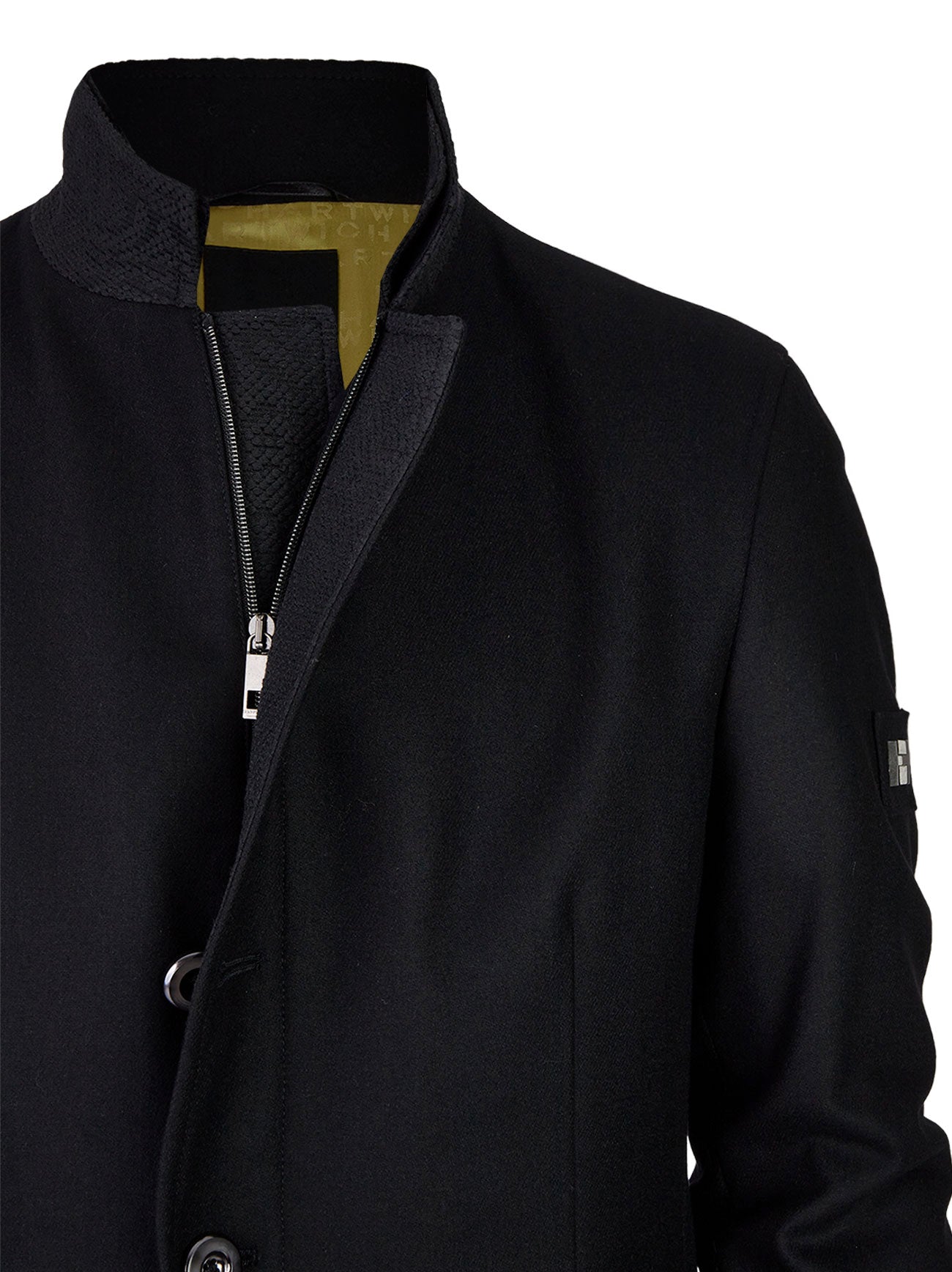 Piacere - Outdoorjacke in cooler Schwarz-Schwarz-Kombi